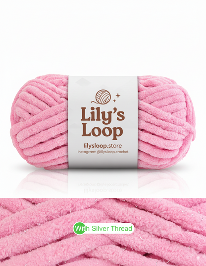 Amber SoftGlow Series 10MM Chenille Yarn(100g/32m) – chunky chenille yarn for amigurumi