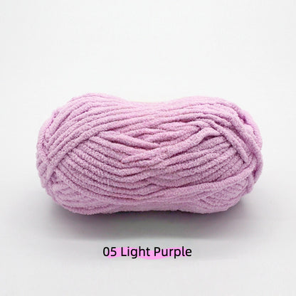 5mm Chenille Bulky/Chunky Yarn