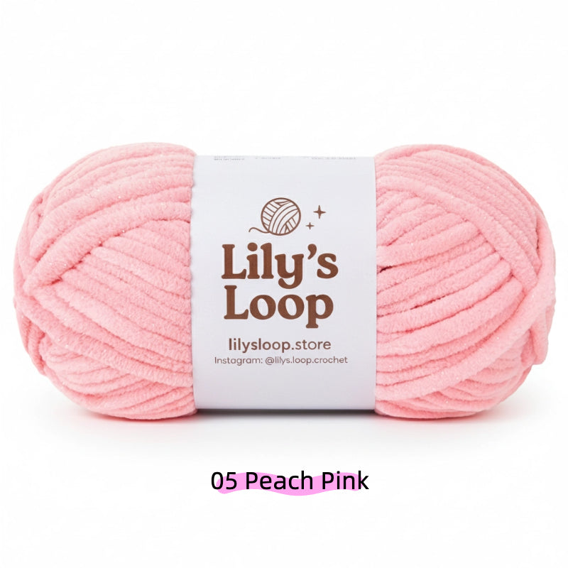 Nude SoftGlow Series 6MM Chenille Yarn(100g/68m) – soft chenille yarn for amigurumi