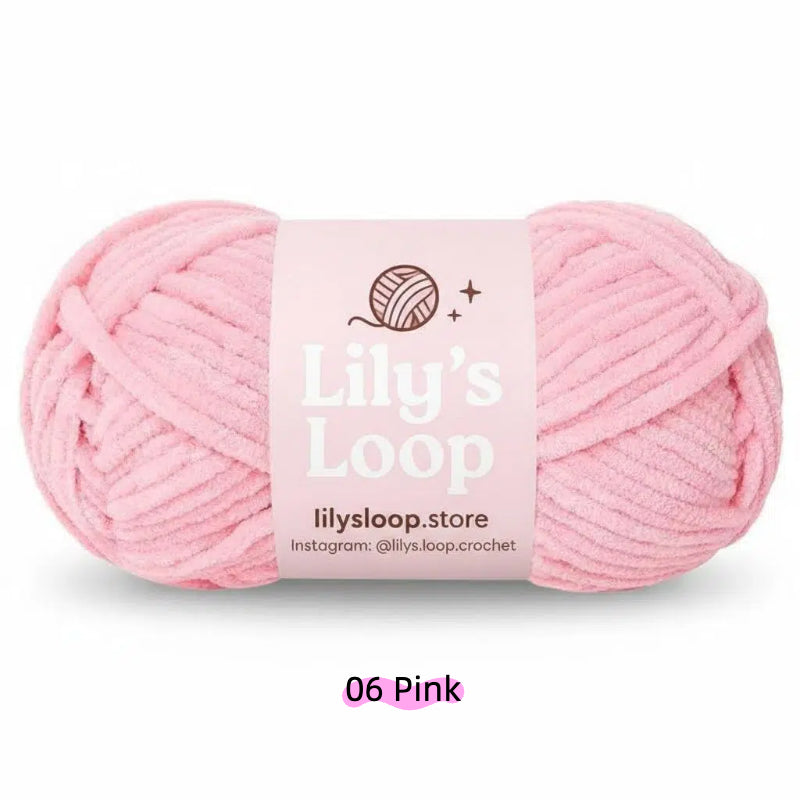 Amber SoftGlow Series 4.5MM Chenille Yarn(50g/59m) – fine chenille yarn for amigurumi
