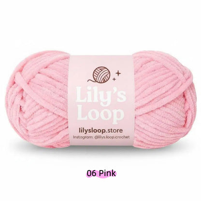 Amber SoftGlow Series 4.5MM Chenille Yarn(50g/59m) – fine chenille yarn for amigurumi