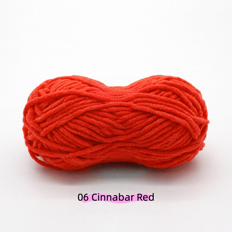 Light Brown Sweet Fine 3.5mm Chenille Yarn (50g/55m) – crochet yarn by Lily's Loop