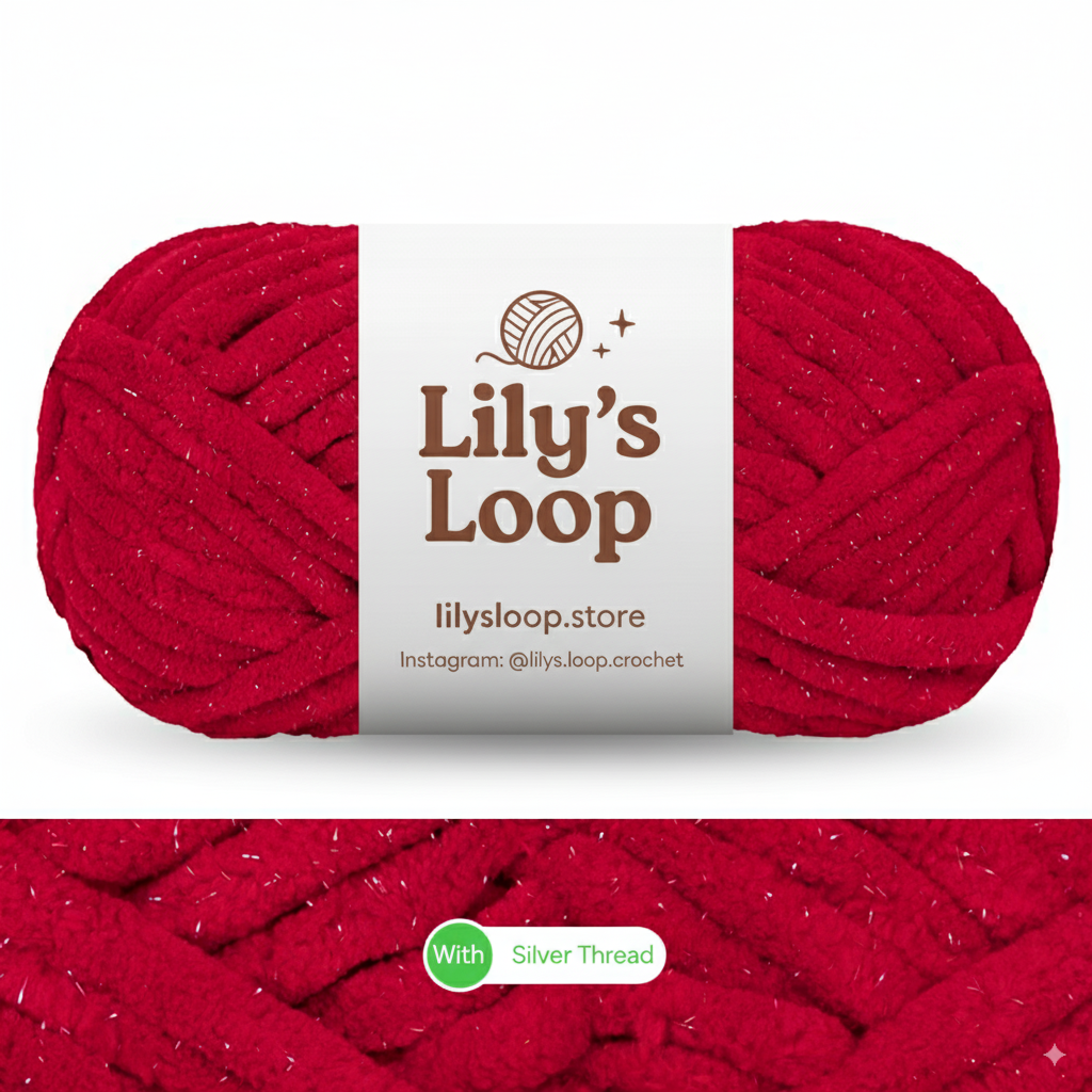 Orange SoftGlow Series 10MM Chenille Yarn(100g/32m) – chunky chenille yarn for amigurumi