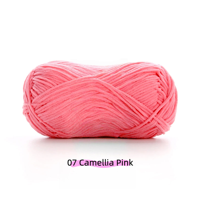 Burgundy Red Sweet Ultra Fine 2mm Chenille Yarn (50g) – chenille yarn for amigurumi