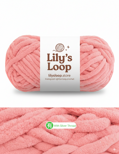Yellow SoftGlow Series 10MM Chenille Yarn(100g/32m) – chunky chenille yarn for amigurumi