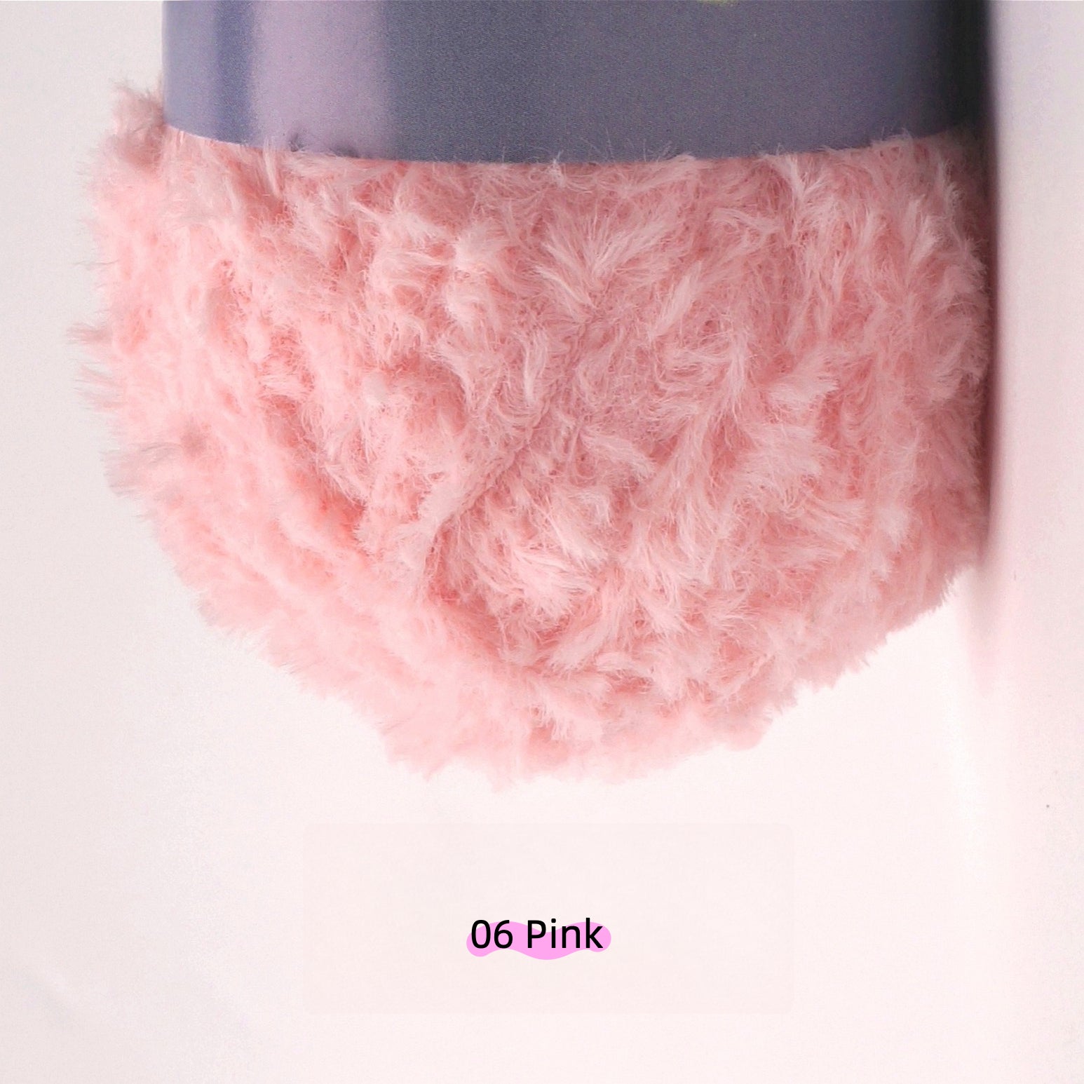 Mauve MicroFur Fine Eyelash Yarn (40g) – faux fur yarn for crochet amigurumi