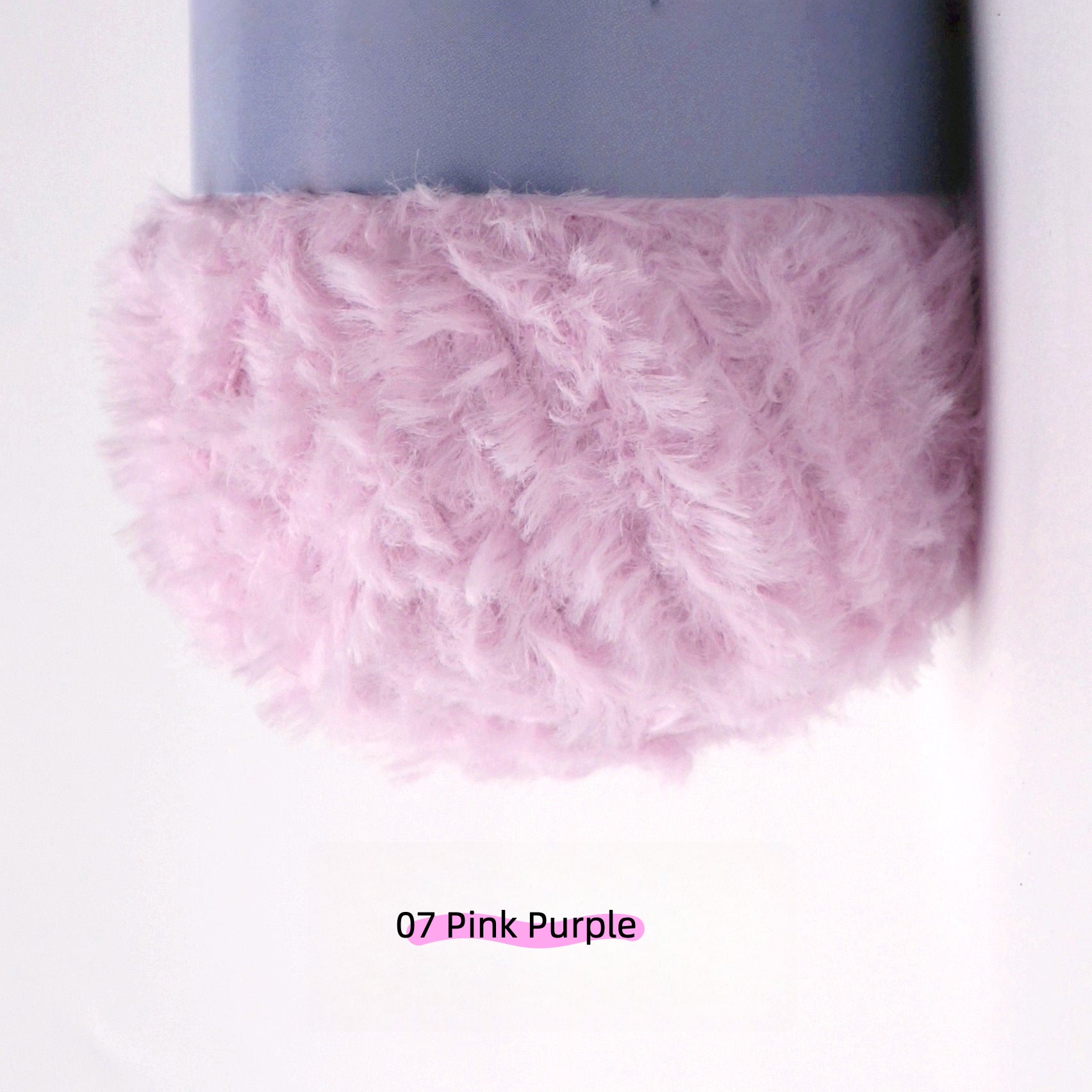 Purple MicroFur Fine Eyelash Yarn (40g) – faux fur yarn for crochet amigurumi