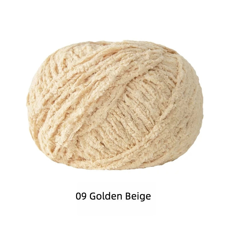 Grass Green Warm Plush Nature Palette Velvet Yarn (50g/80m) – velvet yarn for amigurumi and crochet