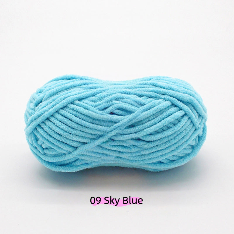 Dark Gray Sweet Fine 3.5mm Chenille Yarn (50g/55m) – crochet yarn by Lily's Loop