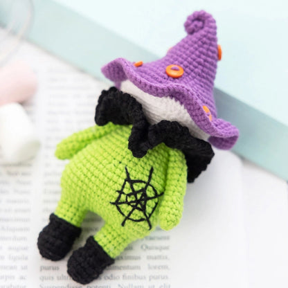Halloween Mushroom Amigurumi DIY Crochet Kit