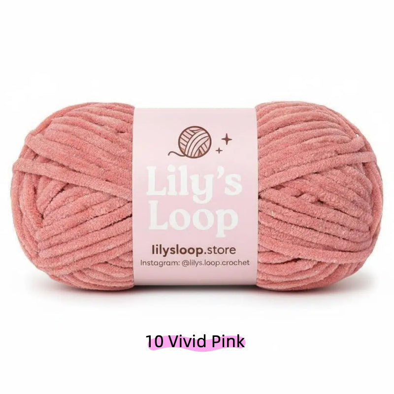 Goose Yellow SoftGlow Series 4.5MM Chenille Yarn(50g/59m) – fine chenille yarn for amigurumi