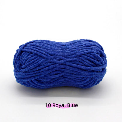 Black Sweet Fine 3.5mm Chenille Yarn (50g/55m) – crochet yarn by Lily's Loop