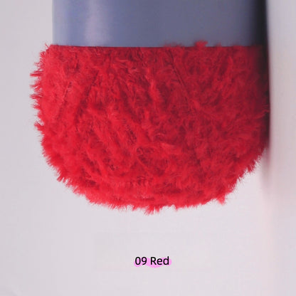 Sky Blue MicroFur Fine Eyelash Yarn (40g) – faux fur yarn for crochet amigurumi