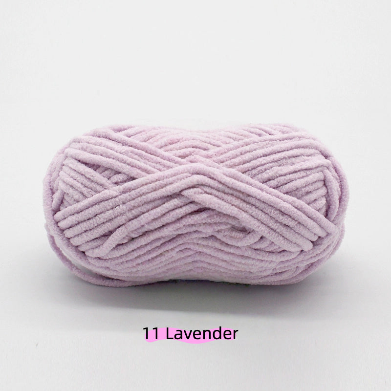 Deep Pink Sweet Fine 3.5mm Chenille Yarn (50g/55m) – crochet yarn by Lily's Loop