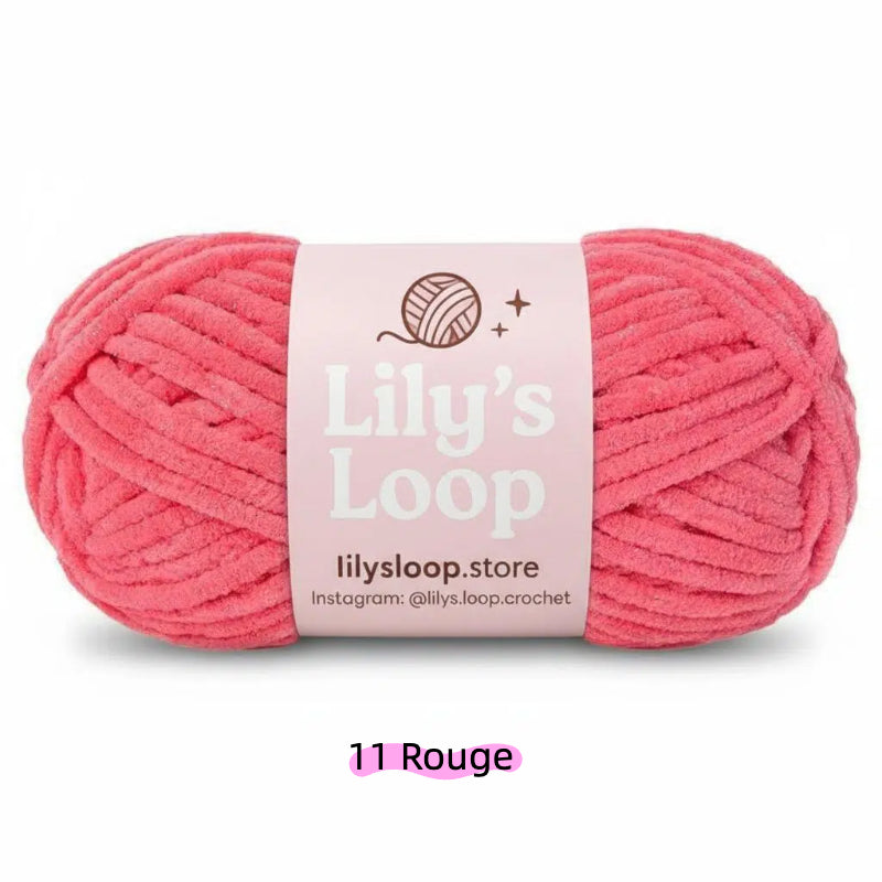 Bright Yellow SoftGlow Series 4.5MM Chenille Yarn(50g/59m) – fine chenille yarn for amigurumi