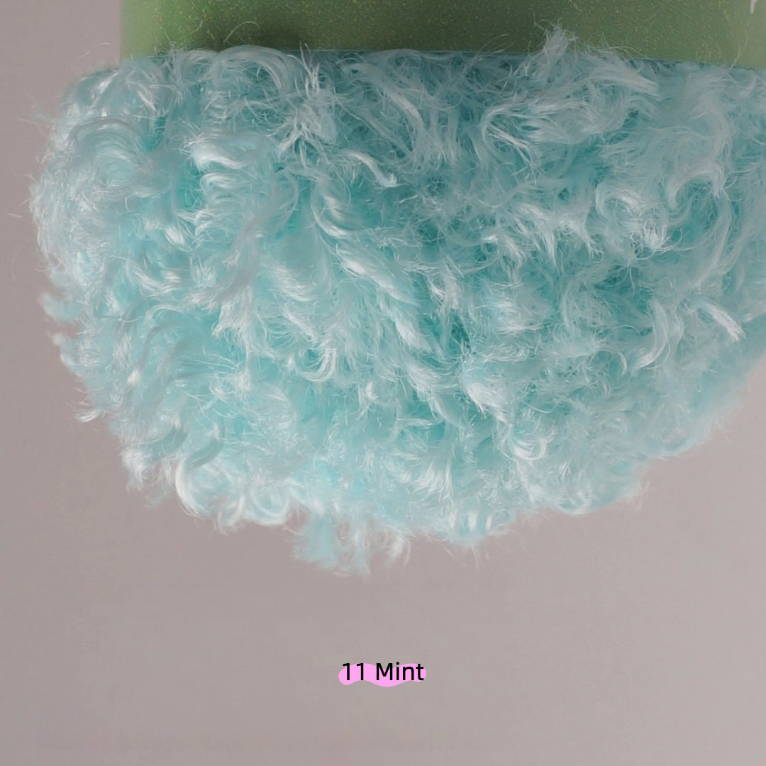 Oliver Green Aran Plush Yarn for Amigurumi(40g) – crochet yarn by Lily's Loop