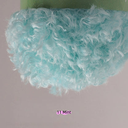 Oliver Green Aran Plush Yarn for Amigurumi(40g) – crochet yarn by Lily's Loop