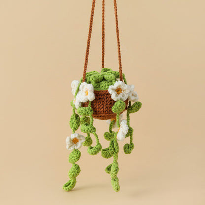 Strawberry,Sunflower Lavender, Heart Crochet Hanging Kit