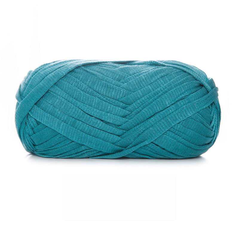 Bud Green Super Chunky Tube Flat Ribbon Yarn (100g) 9mm Hollow Yarn – crochet yarn by Lily's Loop