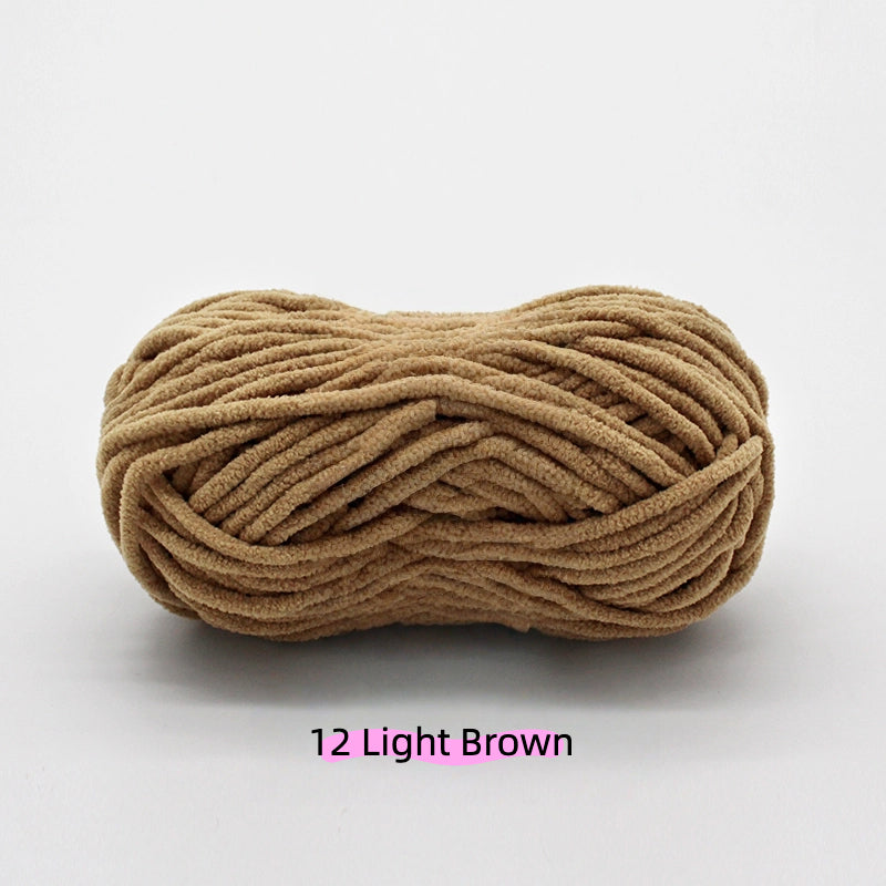 Orange Sweet Fine 3.5mm Chenille Yarn (50g/55m) – crochet yarn by Lily's Loop