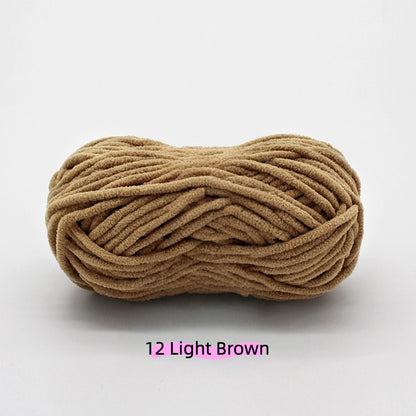 Orange Sweet Fine 3.5mm Chenille Yarn (50g/55m) – crochet yarn by Lily's Loop