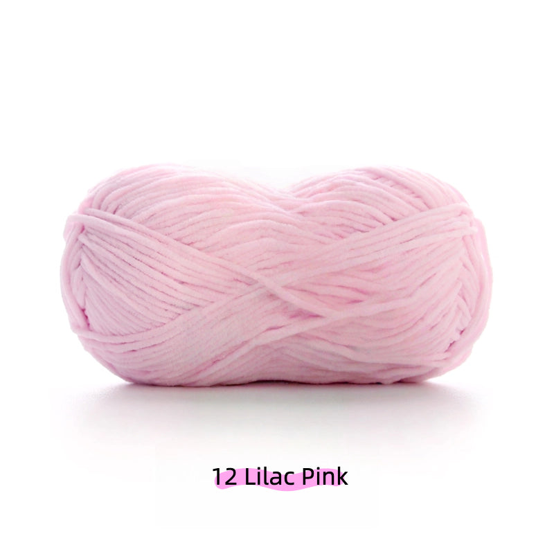 Light Blue Sweet Ultra Fine 2mm Chenille Yarn (50g) – chenille yarn for amigurumi