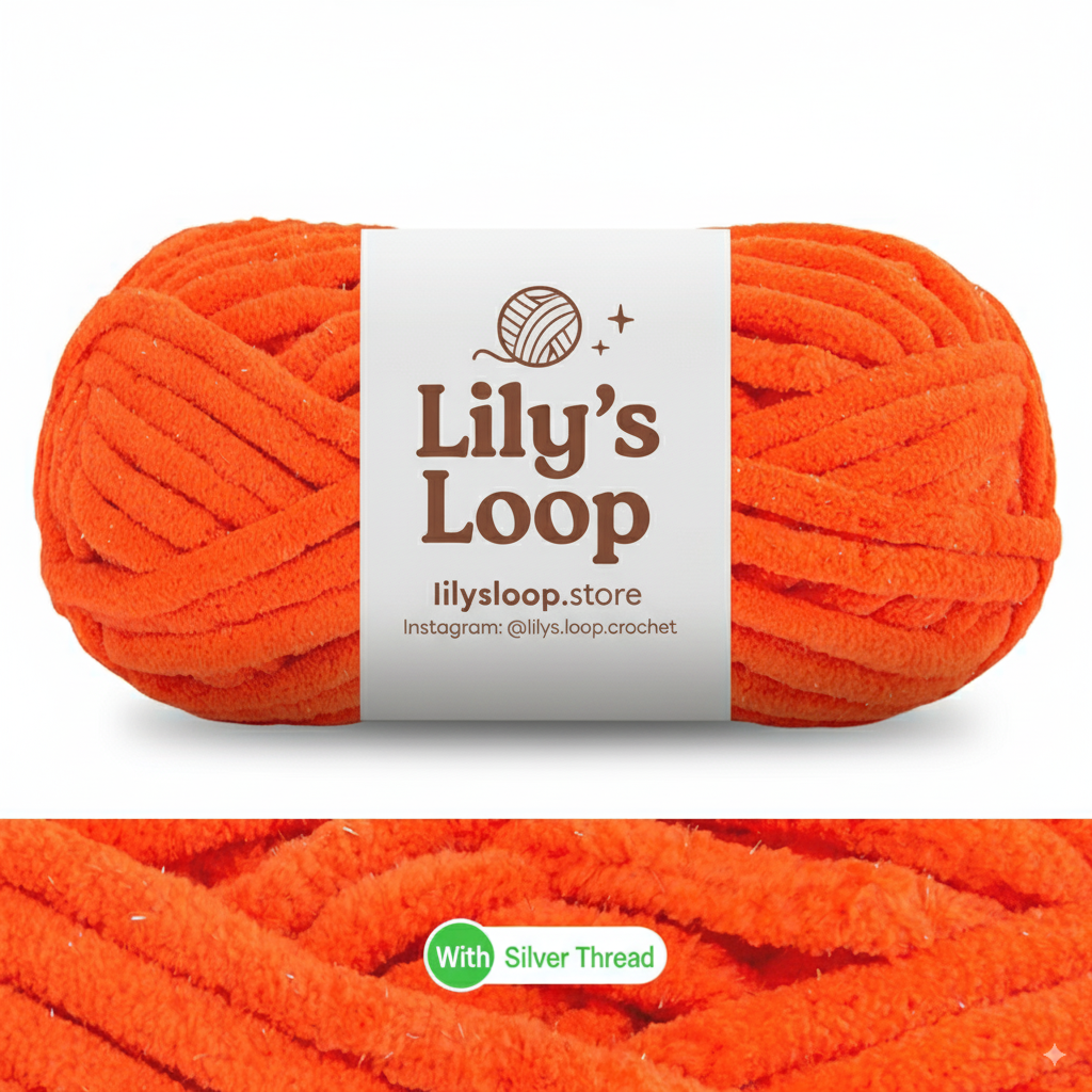 Light Khaki SoftGlow Series 10MM Chenille Yarn(100g/32m) – chunky chenille yarn for amigurumi