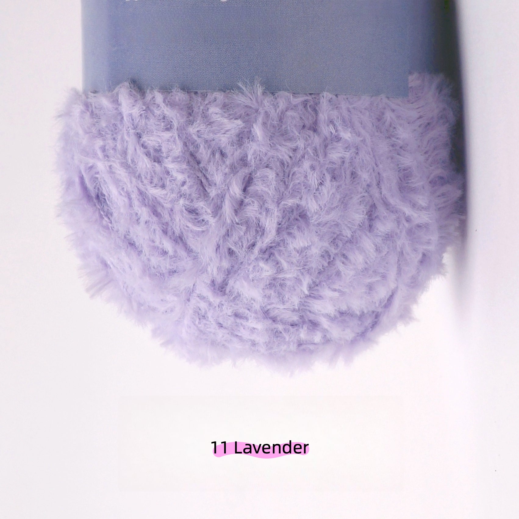 Light Green MicroFur Fine Eyelash Yarn (40g) – faux fur yarn for crochet amigurumi