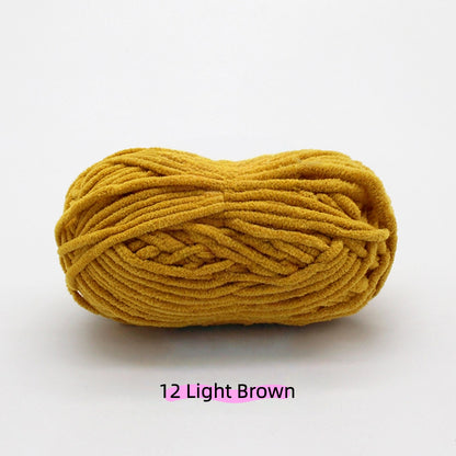 Blue Sweet Fine 3.5mm Chenille Yarn (50g/55m) – crochet yarn by Lily's Loop