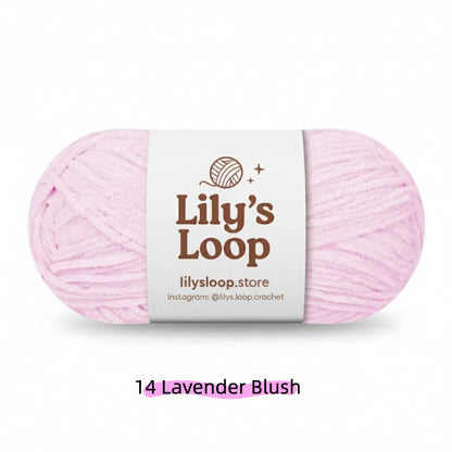 Violet SoftGlow Series 2.5MM Chenille Yarn(50g/132m) – fine chenille yarn for amigurumi