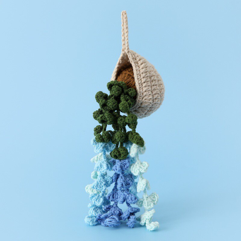 Strawberry,Sunflower Lavender, Heart Crochet Hanging Kit