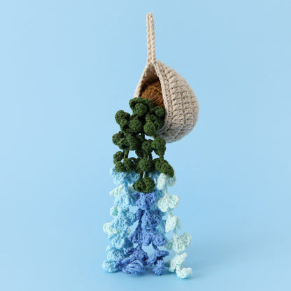 Strawberry,Sunflower Lavender, Heart Crochet Hanging Kit