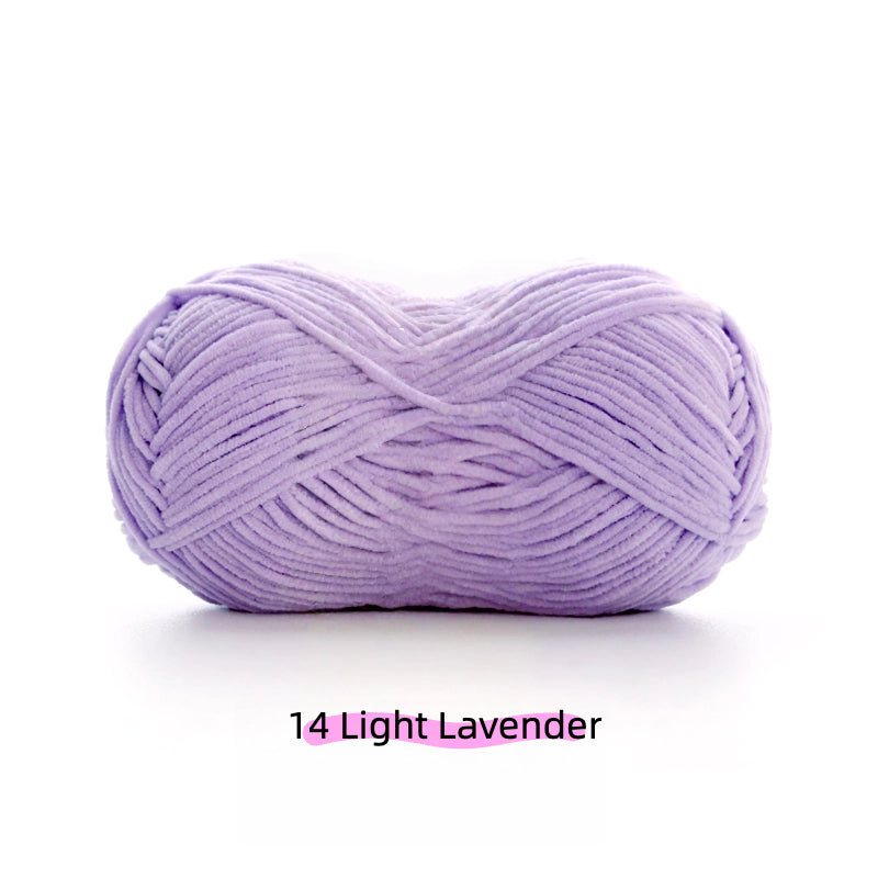 Tender Green Sweet Ultra Fine 2mm Chenille Yarn (50g) – chenille yarn for amigurumi