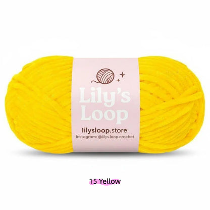 Dark Brown SoftGlow Series 4.5MM Chenille Yarn(50g/59m) – fine chenille yarn for amigurumi