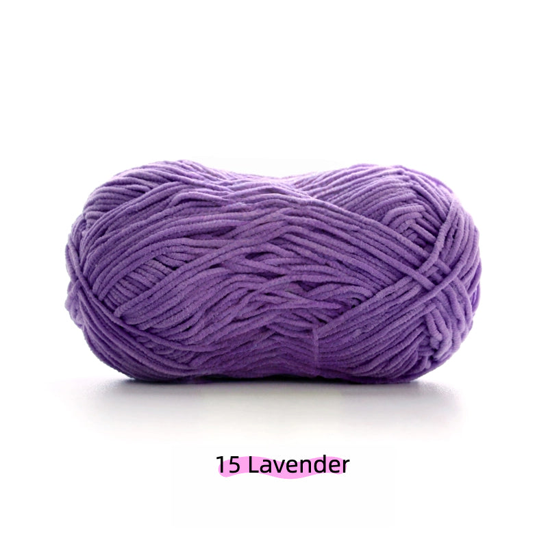 Bud Green Sweet Ultra Fine 2mm Chenille Yarn (50g) – chenille yarn for amigurumi