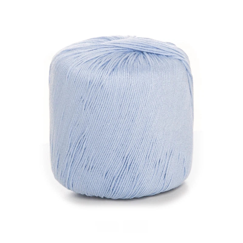 Tender Green AquaSilk Size 3 Crochet Thread Cotton Yarn (40g) – crochet yarn by Lily's Loop