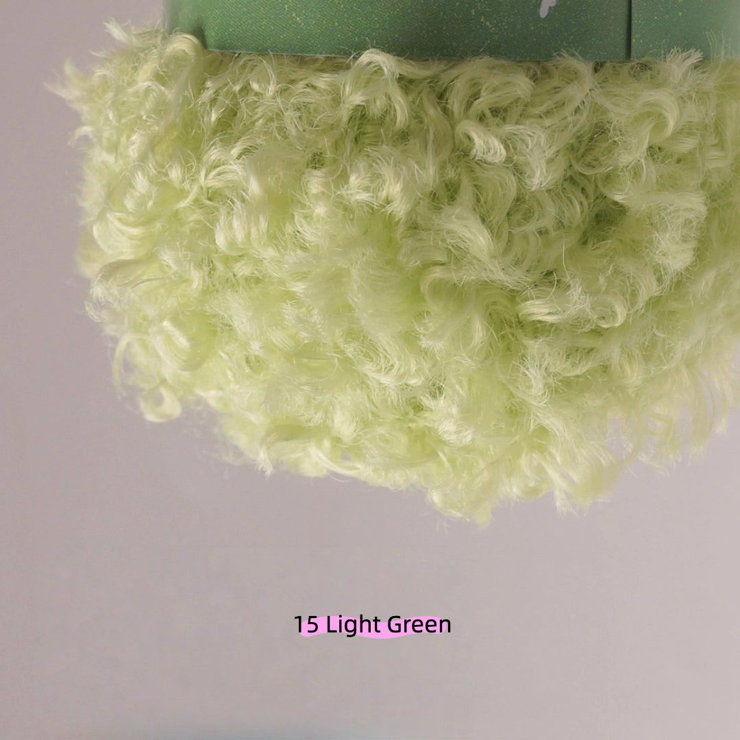 Lemon Yellow Aran Plush Yarn for Amigurumi(40g) – crochet yarn by Lily's Loop
