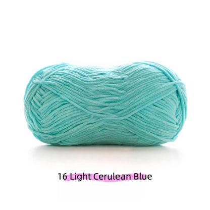 Meadow Green Sweet Ultra Fine 2mm Chenille Yarn (50g) – chenille yarn for amigurumi