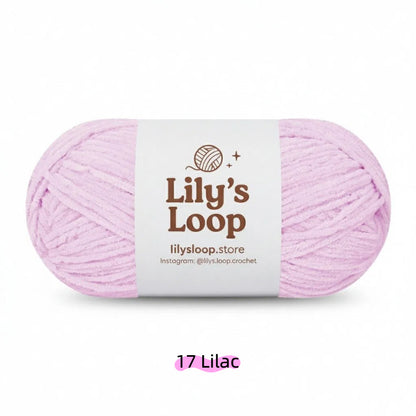 Vermillion SoftGlow Series 2.5MM Chenille Yarn(50g/132m) – fine chenille yarn for amigurumi