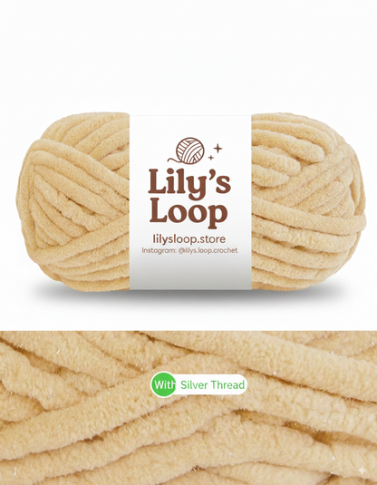 Dusty Blue SoftGlow Series 10MM Chenille Yarn(100g/32m) – chunky chenille yarn for amigurumi