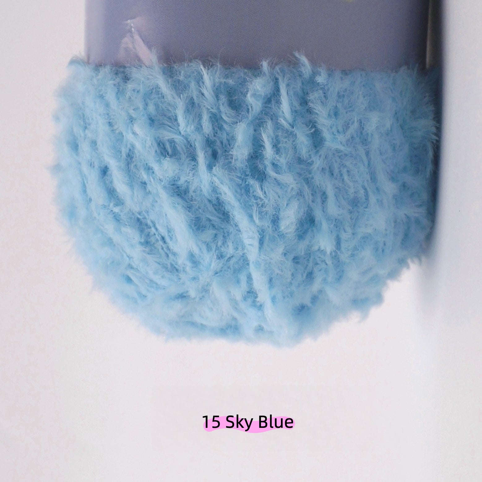 Goose Yellow MicroFur Fine Eyelash Yarn (40g) – faux fur yarn for crochet amigurumi