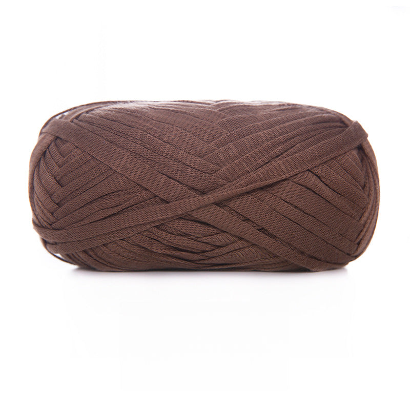 Black Super Chunky Tube Flat Ribbon Yarn (100g) 9mm Hollow Yarn – crochet yarn by Lily's Loop