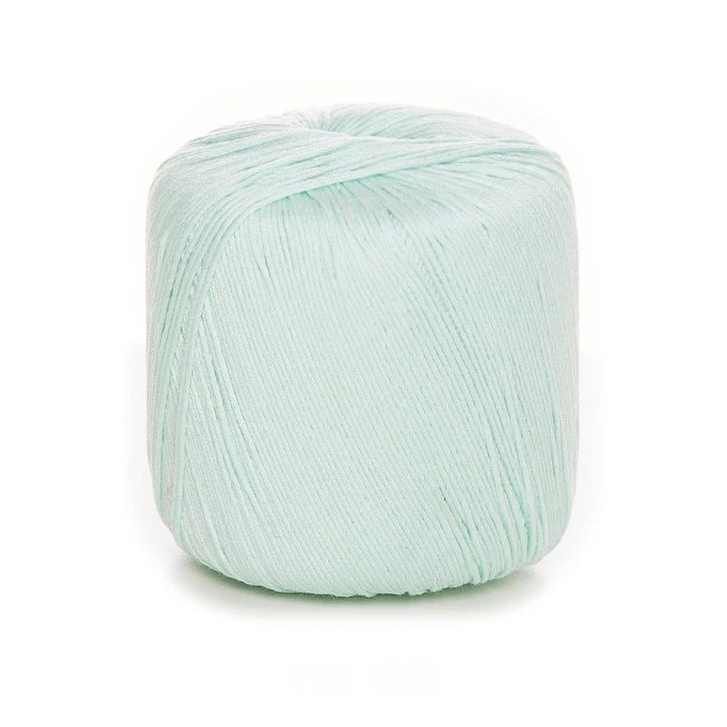 Light Coffee AquaSilk Size 3 Crochet Thread Cotton Yarn (40g) – crochet yarn by Lily's Loop