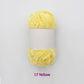 6mm Chenille Chunky Yarn
