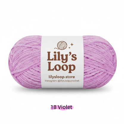 Dark Red SoftGlow Series 2.5MM Chenille Yarn(50g/132m) – fine chenille yarn for amigurumi