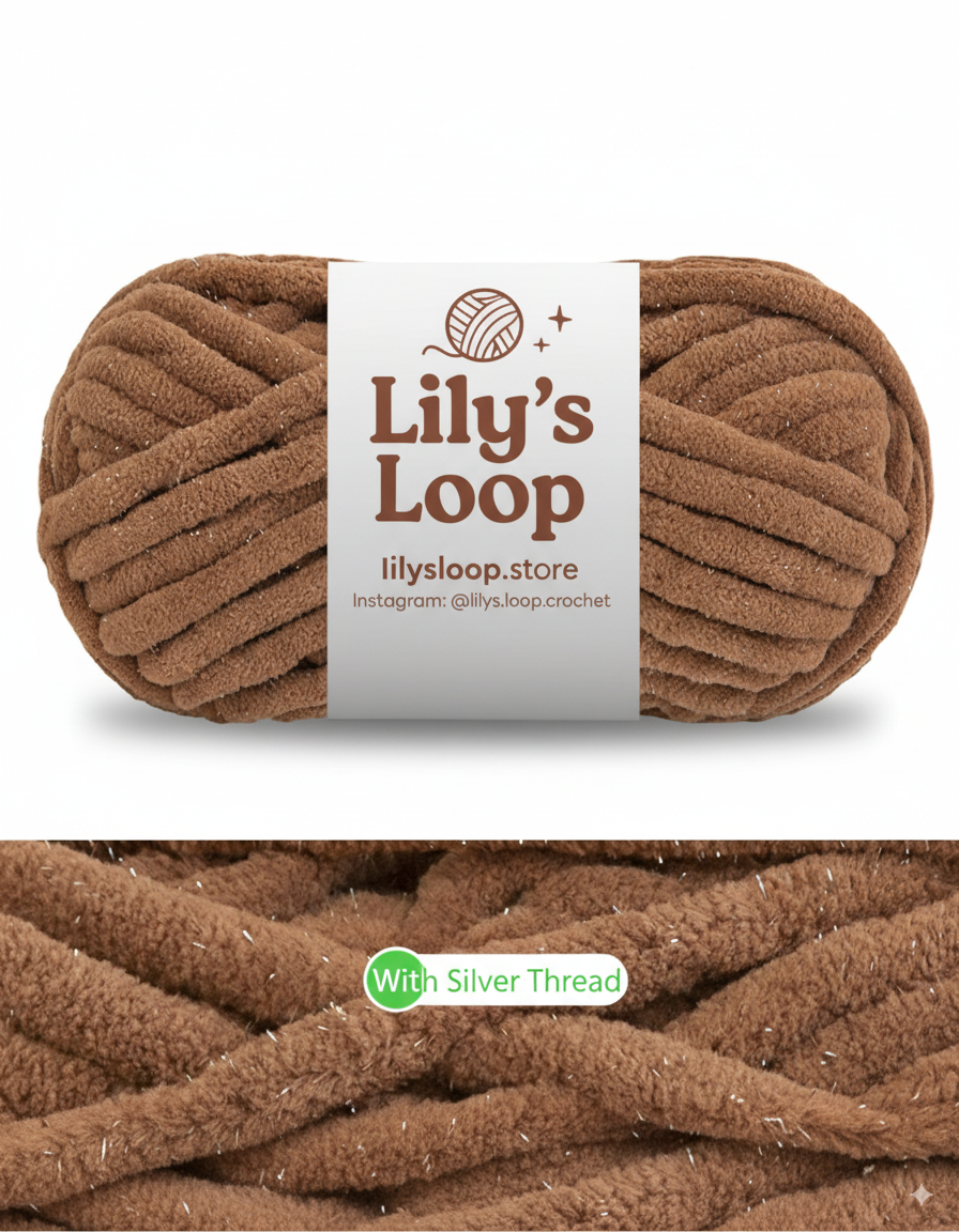 Cerulean SoftGlow Series 10MM Chenille Yarn(100g/32m) – chunky chenille yarn for amigurumi