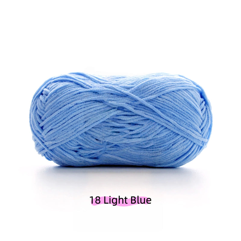 Abyssal Green Sweet Ultra Fine 2mm Chenille Yarn (50g) – chenille yarn for amigurumi
