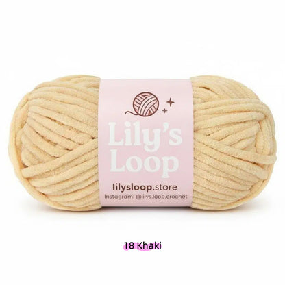 Dusty Blue SoftGlow Series 4.5MM Chenille Yarn(50g/59m) – fine chenille yarn for amigurumi