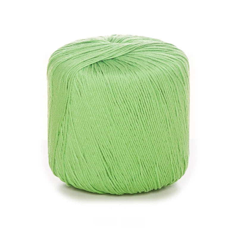 Light Grey AquaSilk Size 3 Crochet Thread Cotton Yarn (40g) – crochet yarn by Lily's Loop