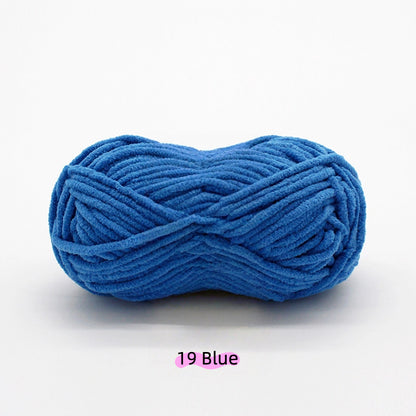 Cerulean Sweet Fine 3.5mm Chenille Yarn (50g/55m) – crochet yarn by Lily's Loop